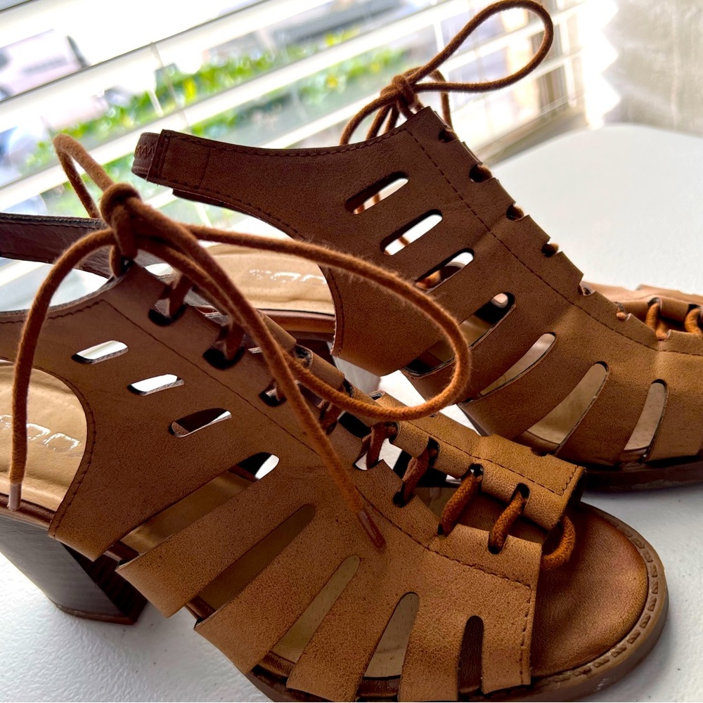 Wide Sandal Heels